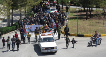 حضور پرشور مردم شهر مجلسی در راهپیمایی روز قدس