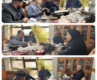 دیدار مسئولین شهرستان و شهر با مسئولین وزارتخانه در تهران