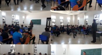 کارگاه آموزش آشنایی با مضررات و اثرات سوء مصرف مواد مخدر در دبیرستان فرشچیان شهر مجلسي