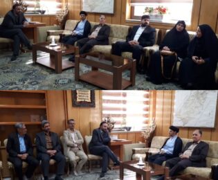 دیدار مسئولین شهر مجلسی با مهندس حسینی فرماندار محترم شهرستان مبارکه