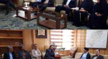 دیدار مسئولین شهر مجلسی با مهندس حسینی فرماندار محترم شهرستان مبارکه